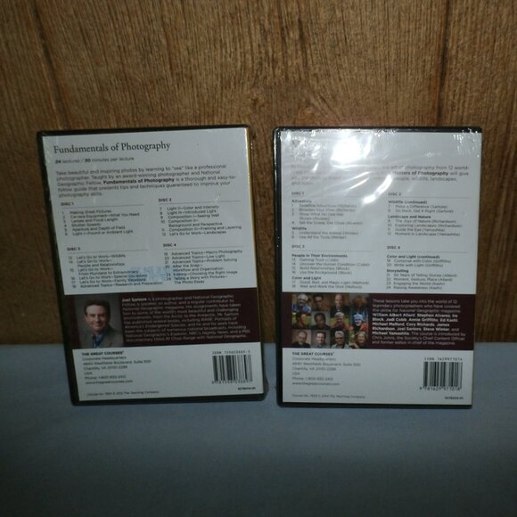 The Great Courses Fundamentals & Masters of Photography DVD w/ Guidebook  SEALED - Picture 2 of 9